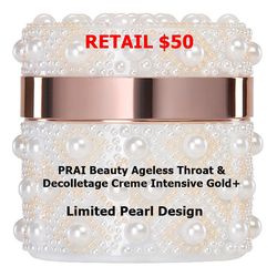 New PRAI Beauty Ageless Throat & Decolletage Creme Intensive Gold+
