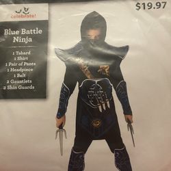 Blue Battle Ninja Costume