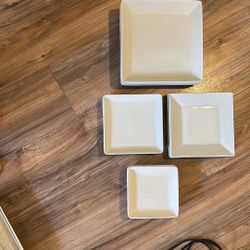 Square Ceramic Plates 