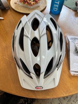 Bell White Bike Helmet