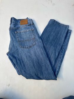 Lucky Brand Men’s Straight Fit Blue Medium Wash Denim Jeans Mid Rise Cotton