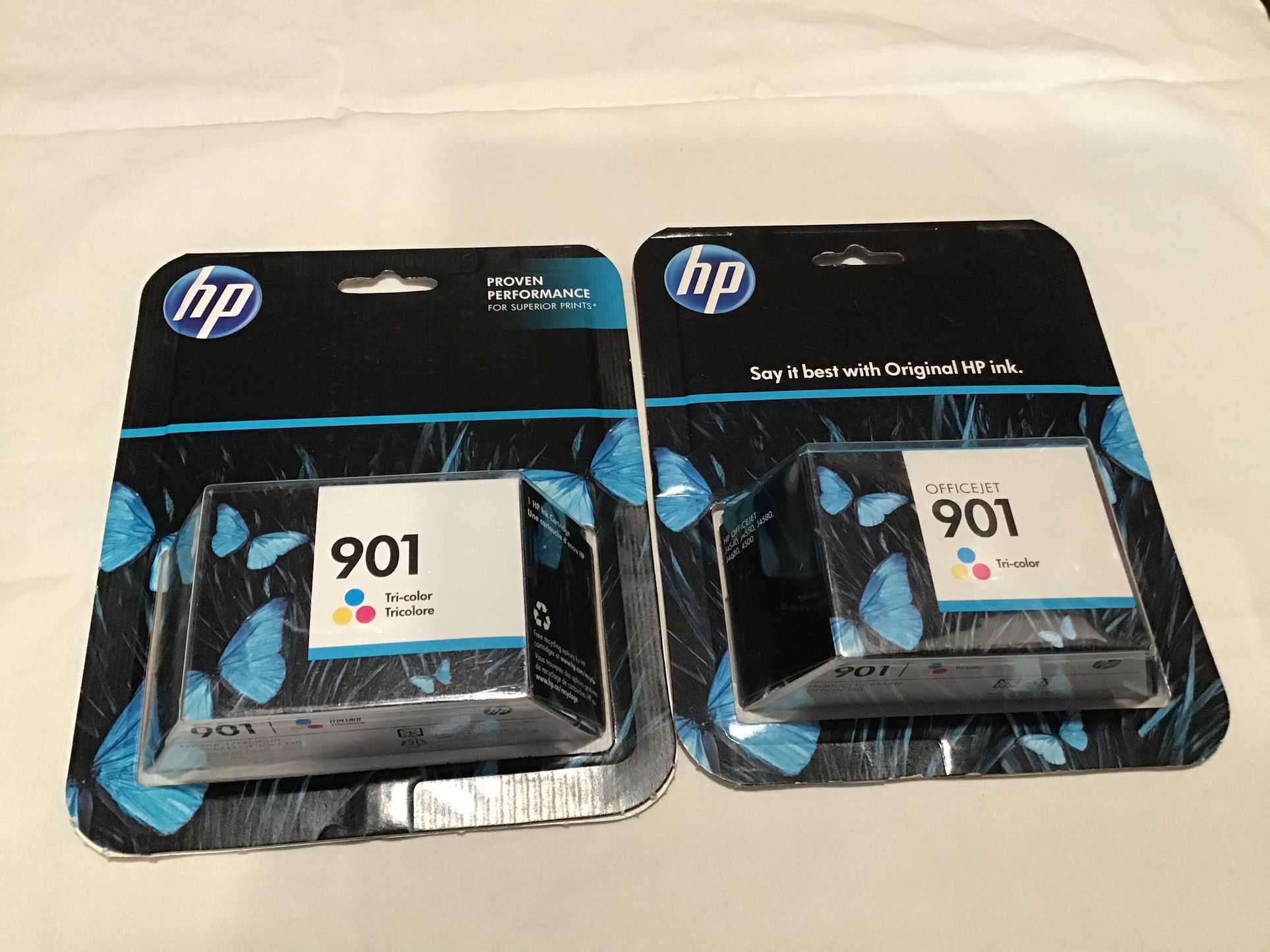 HP #901 TRI-COLOR INK CARTRIDGES 2 NEW,  $20.00 