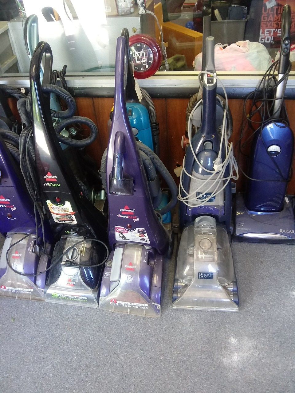 Carpet cleaners and vacuums
