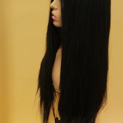 Lace Front Wig Black Straight BRAND NEW