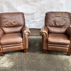 Ethan Allen Leather Recliners