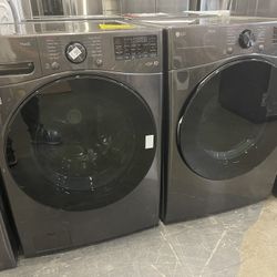 LG THIN Q Washer And Gas Dryer 