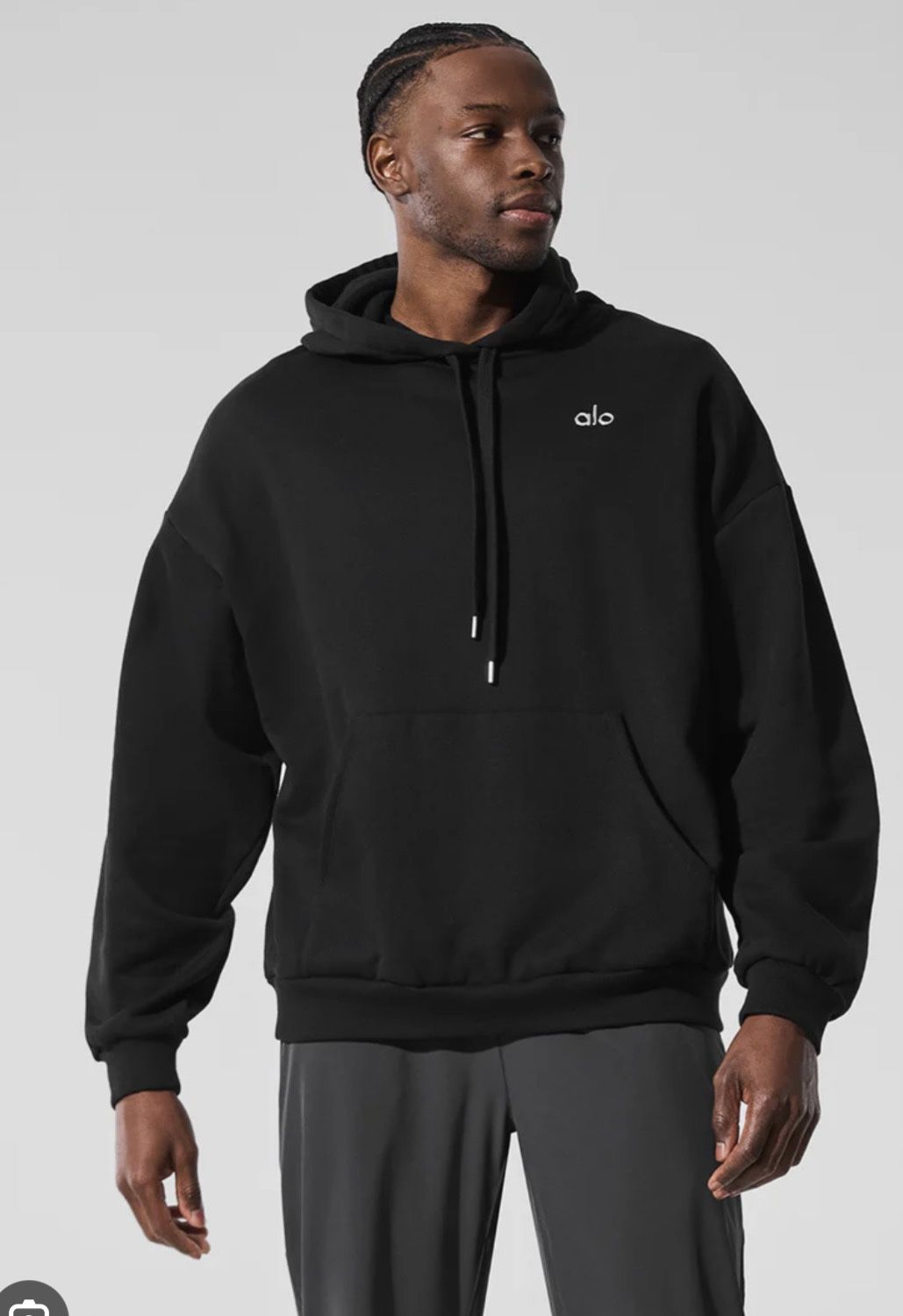 Size Large Black Alo Hoodie 