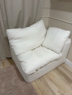 White Corner Seat