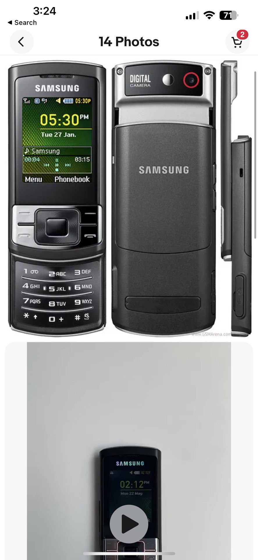 Samsung C3050 T-Mobile Cellphone 