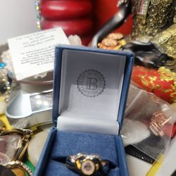 Ohio State BUCKEYE Ring Size 10 Bradford Exchange Mee