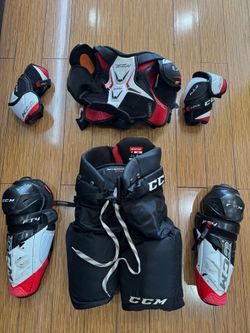 Ccm hockey body gear $130