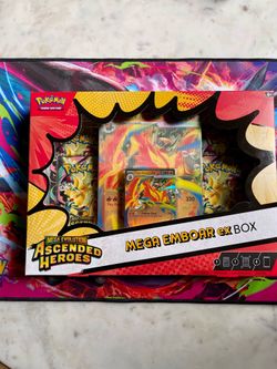 Pokemon ascended heroes mega emboar box