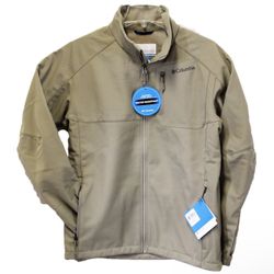 Columbia Asender II   'Beige Tusk' Omni-Shield Water Resistant Jacket sz XL 