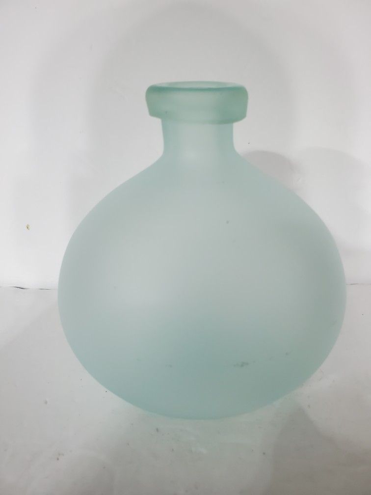 Seafoam Green Apothecary Bottle Hand Blown Very Old
