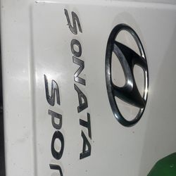 2015 - 2017 HYUNDAI SONATA SPORT CHROME REAR TRUNK EMBLEM LOGO BADGE NAMEPLATE