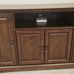 Mahogany tv stand