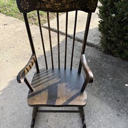 Vintage children’s rocking chair