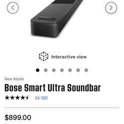 Bose Smart Ultra Soundbar 900- Black