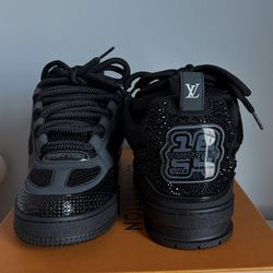 Louis Vuitton rhinestone skates