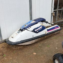 650 SX Jet Ski Hull With Rear Exhaust 