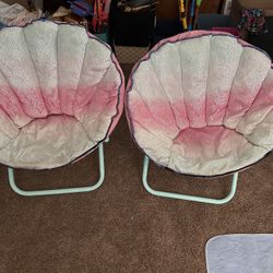 Mermaid Folding Saucer Chairs