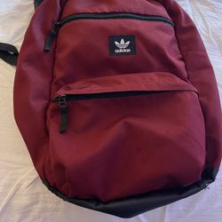 Adidas Red Backpack 