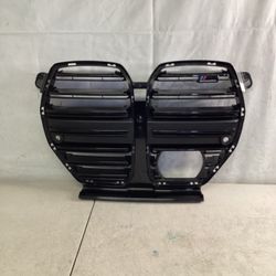 2021-2024 BMW M3 COMPETITION G80 FRONT CENTER GRILLE GRILL BLACK USED OEM 