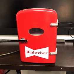 Budweiser Mini Fridge Personal Refrigerator 