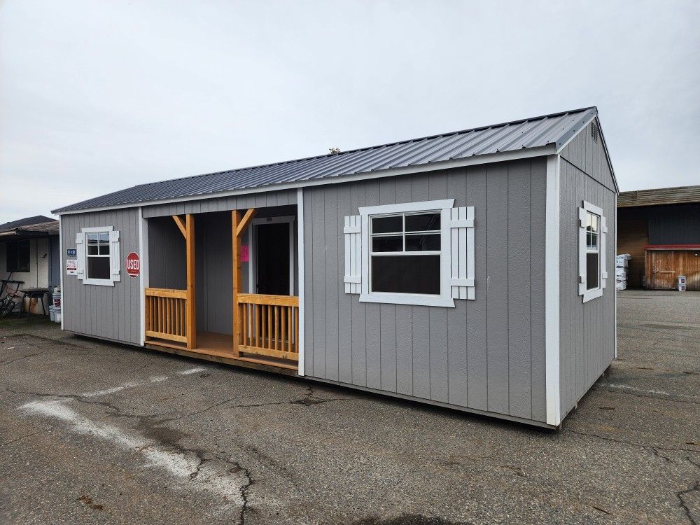 Utility Central Porche Shed 12X32