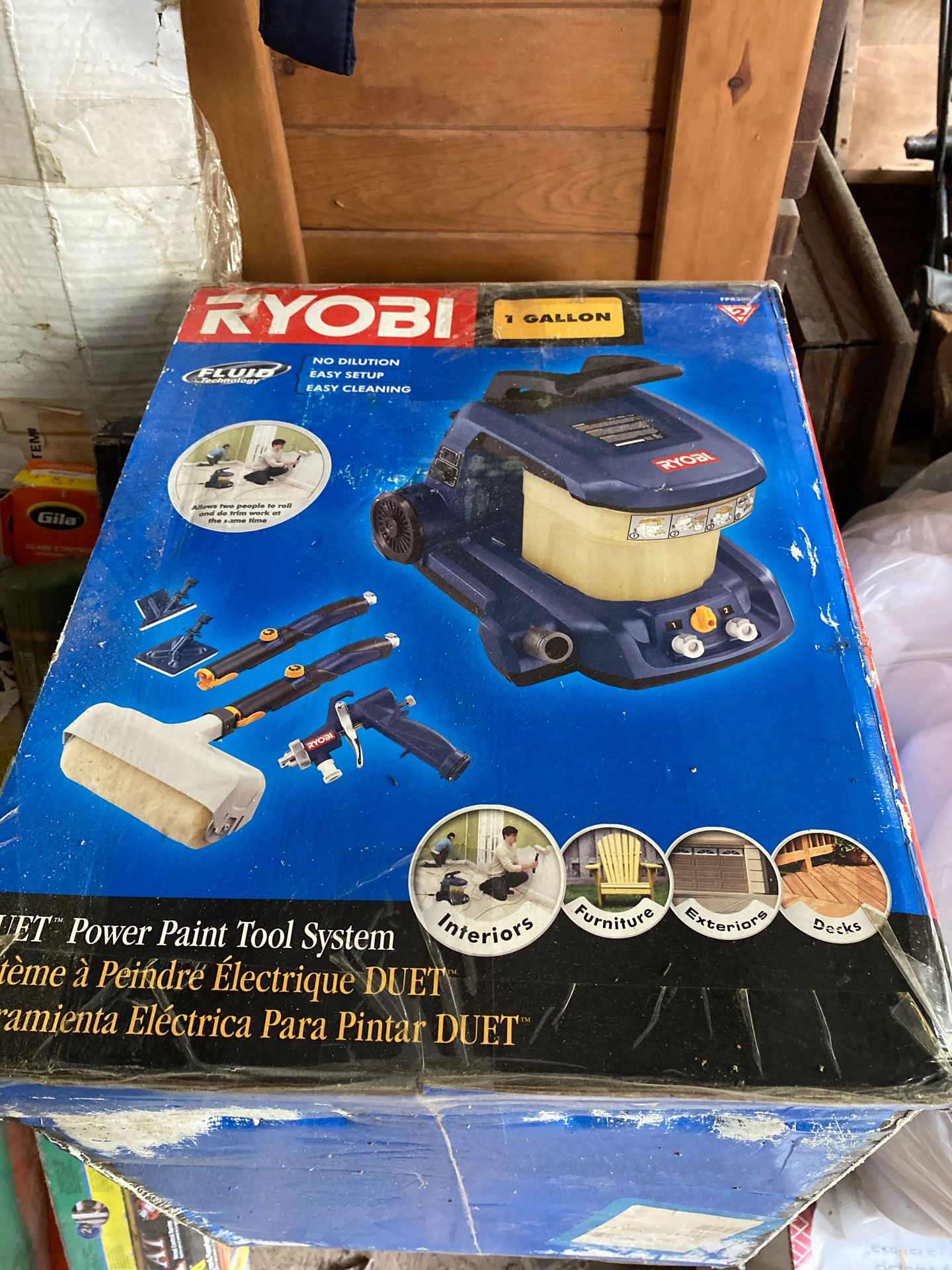 New ryobi power paint set