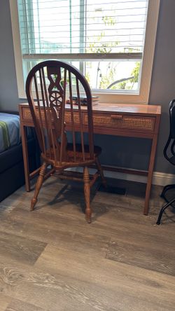 Desk and chair