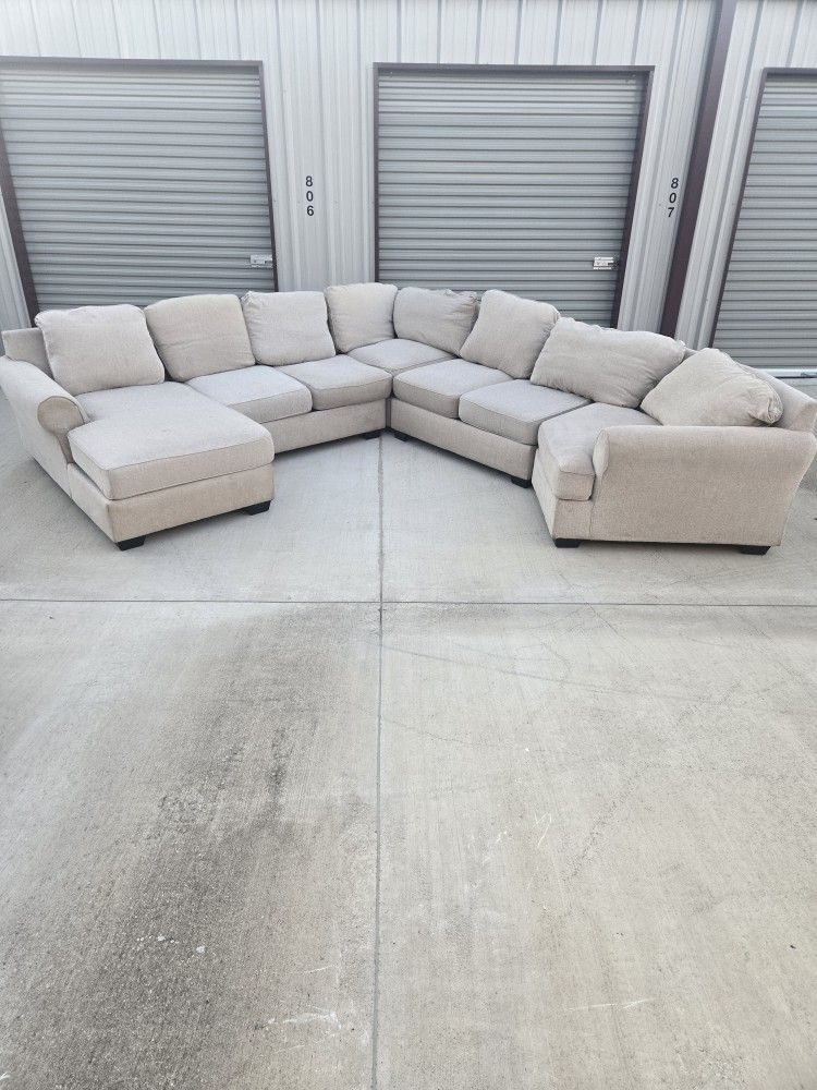 Beige Sectional Sofa