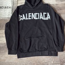 Balenciaga Tape Hoodie Size M
