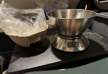 Digital Kitchen Food Scale Mixing Bowl 2.15| L... EK4150 Max. 5kg/11lb d= 1g/0.1oz