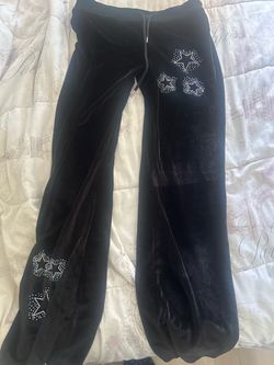 Star y2k themed velvor pants