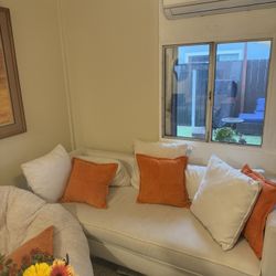 Modern White Couch - Great Condition $200