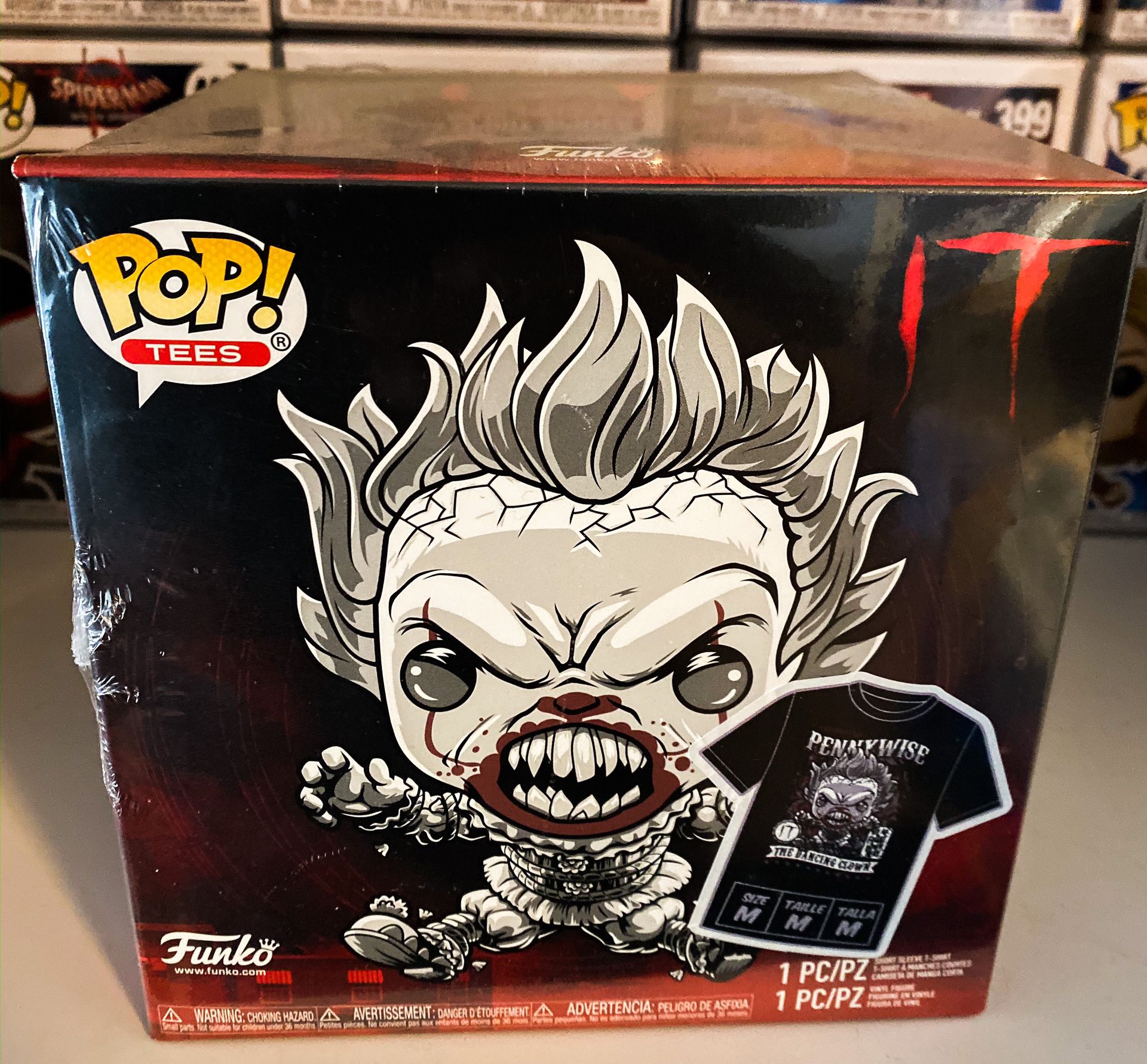 Funko Pop Pennywise POP and Med. Tee *FYE Exclusive