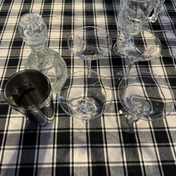 Assortment Of Drinking Glasses