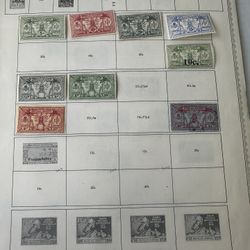 New Hebrides French And British Stamp Group Of 42 