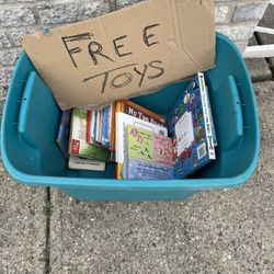 Curbside (book and some toys)