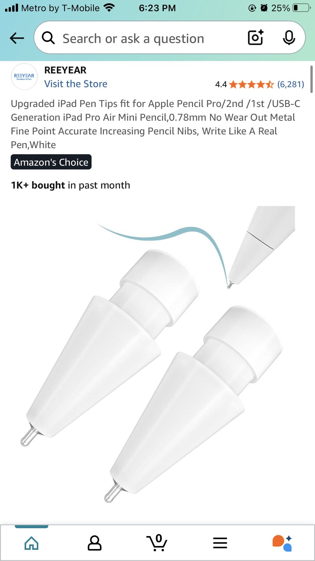 Apple Pencil Fine Point Tips