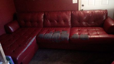 Red couches