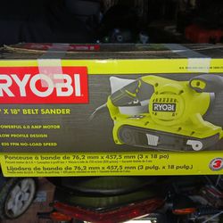 Ryobi 3"x18" Belt Sander New Never Used 