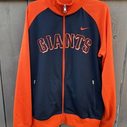 San Francisco SF Giants Nike Full Zipper MLB Sweatshirt Jacket Size Large
