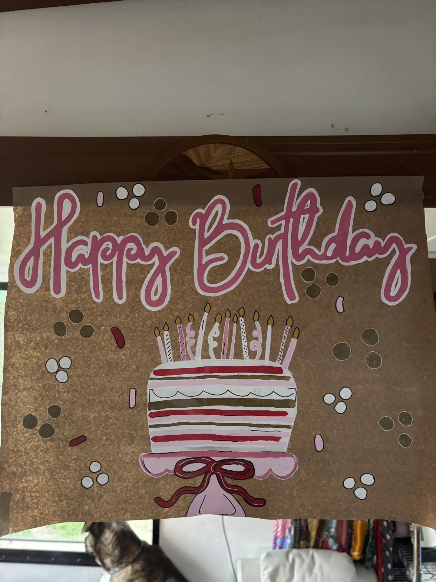 Pink Birthday Banner