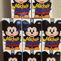 Mickey Family Cute Together Keychain 