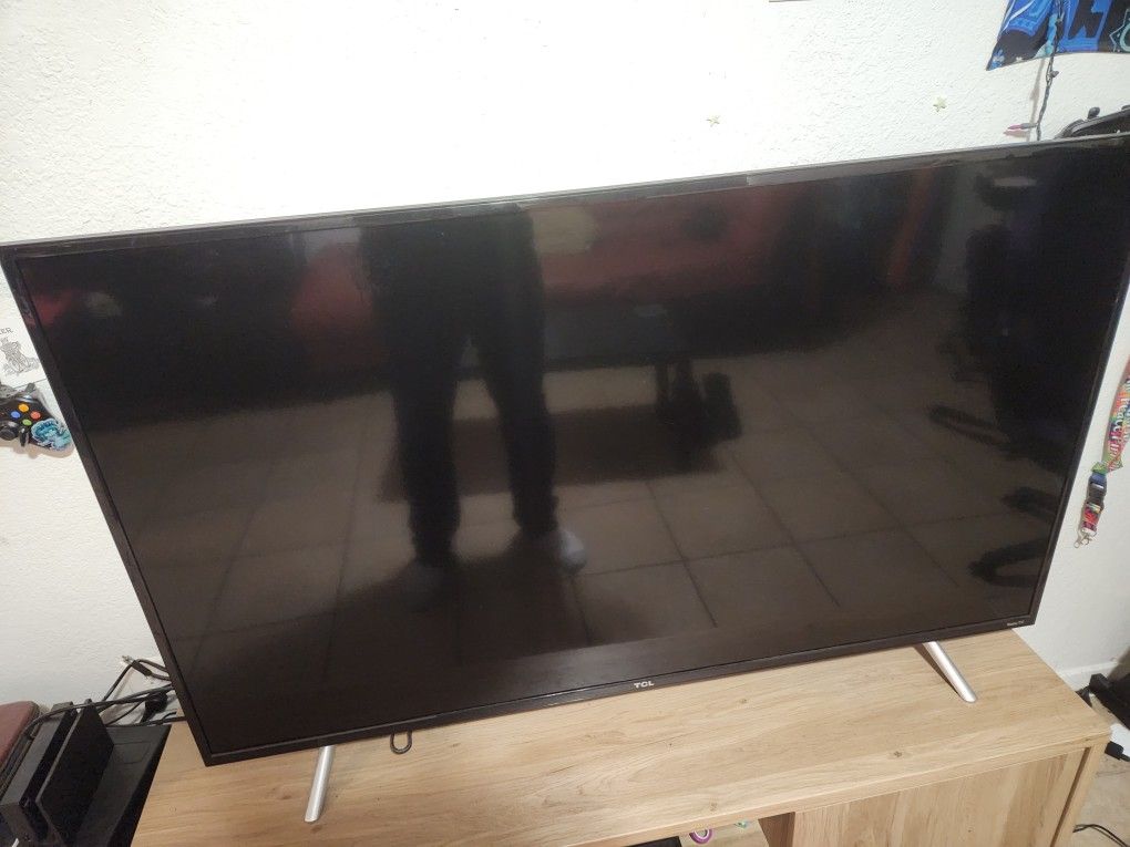 TCL 55 4k 120HZ Roku Smart TV (READ DESCRIPTION)