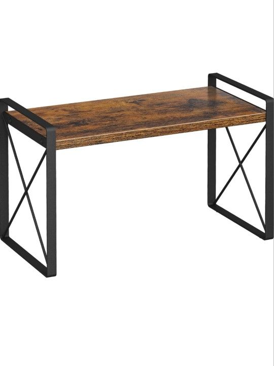 Giikin Countertop Shelf Organizer, Cupboard Stand Spice Rack, Retro Style Cabinet Shelf for Pantry, Kitchen, Bathroom, Reading Room, Bedroom to Save S