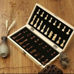 Magnetic Wooden Chess Board 