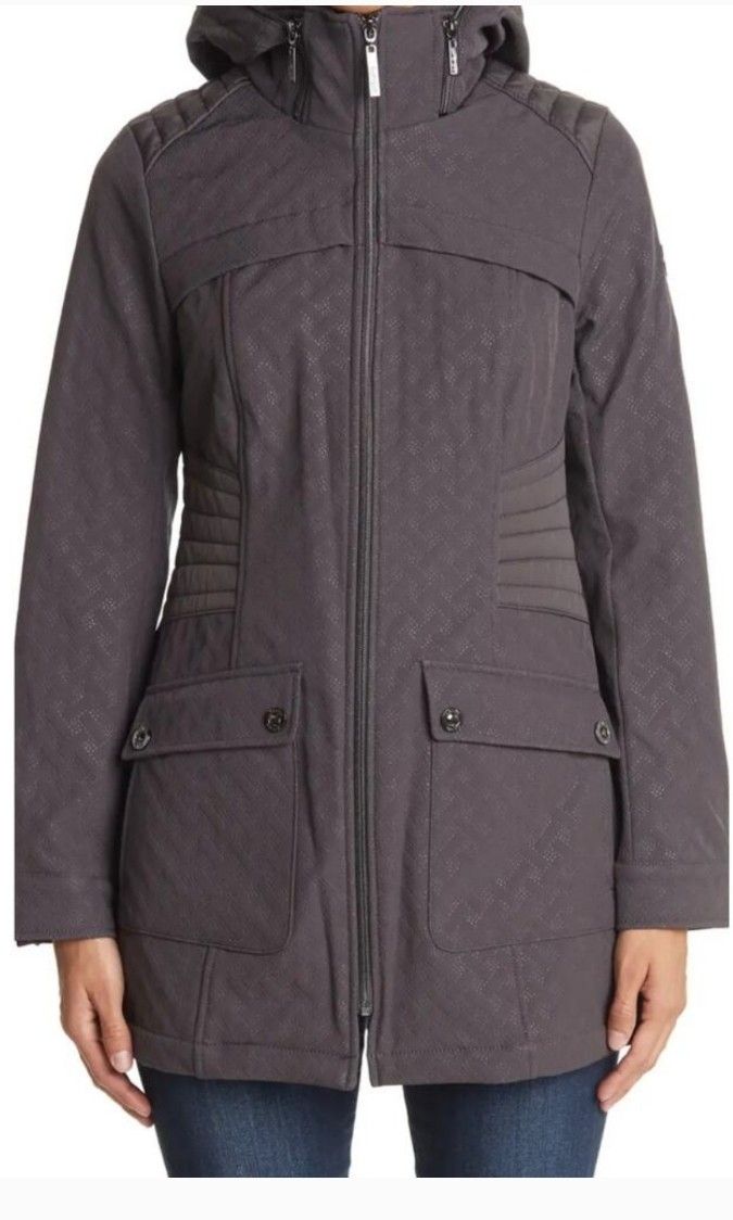 Kensie Thermo Fleece Charcoal Soft Shell Size XL Jacket